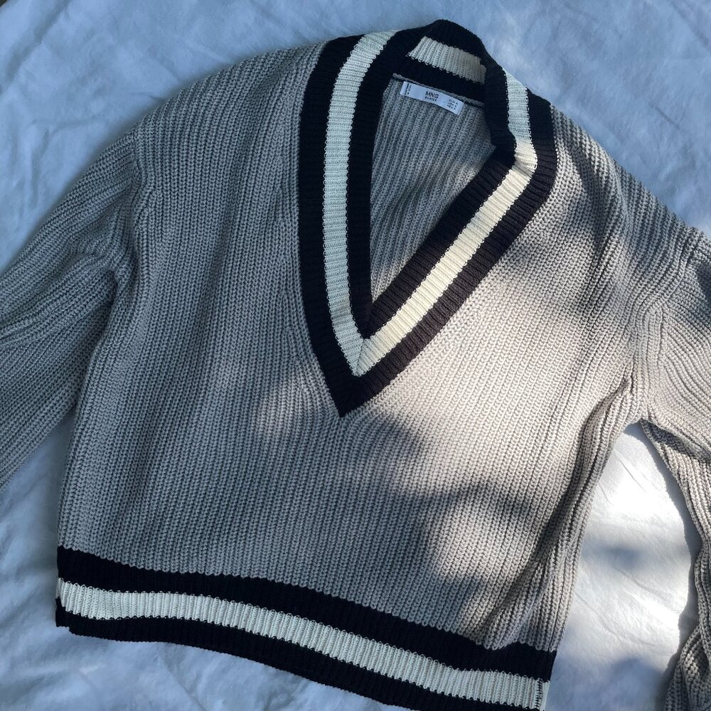 Mango Varsity Sweater Medium